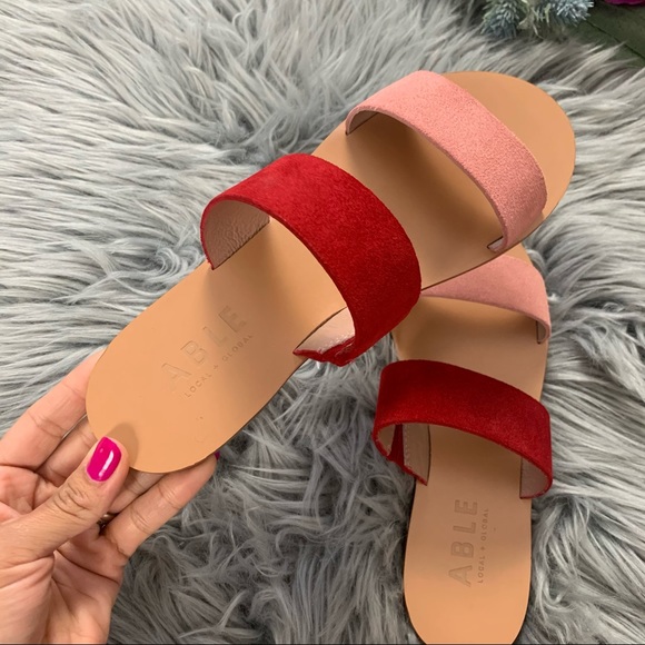 ABLE | double strap sandals - Picture 2 of 8